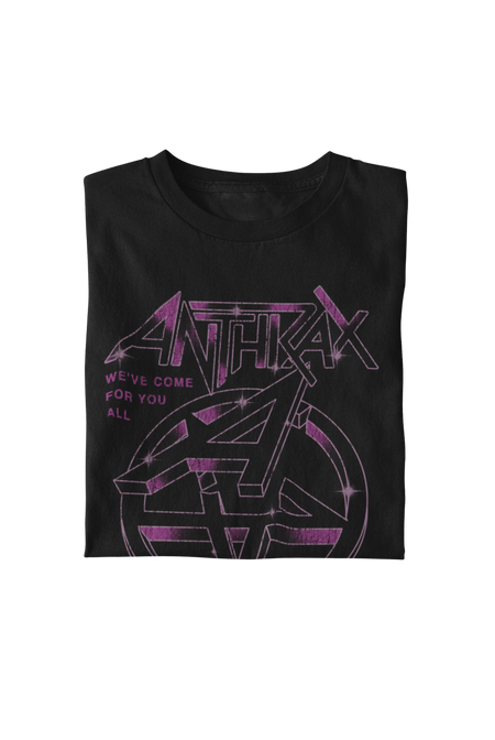 MerchMoment Anthrax - Double A T-Shirt Black