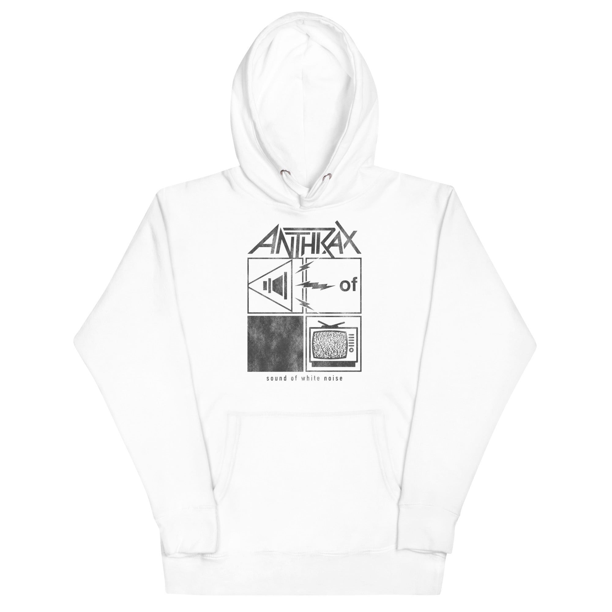 MerchMoment Anthrax - Frequency Hoodie White