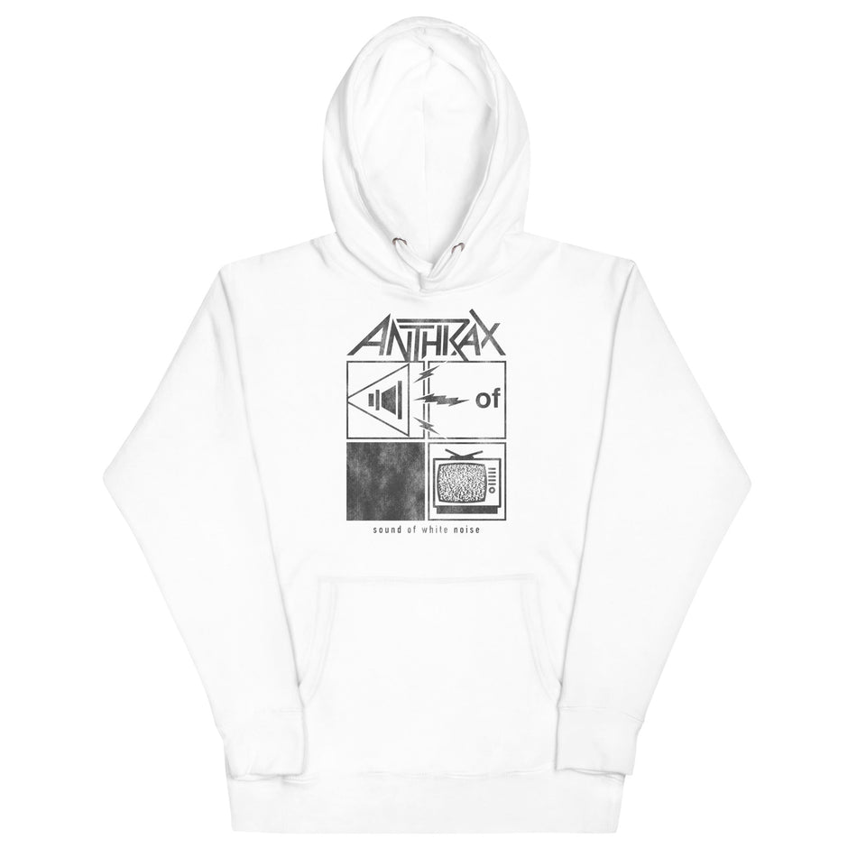 MerchMoment Anthrax - Frequency Hoodie White
