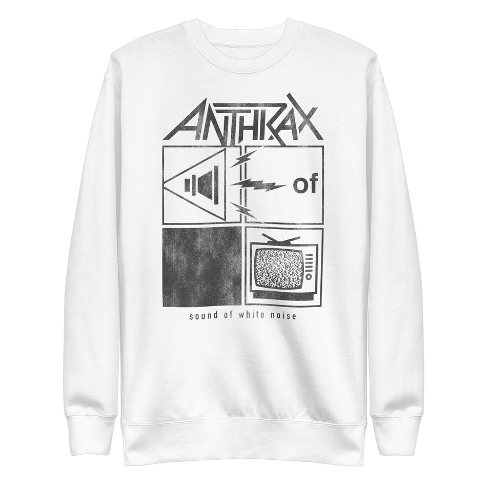 MerchMoment Anthrax - Frequency Sweatshirt White