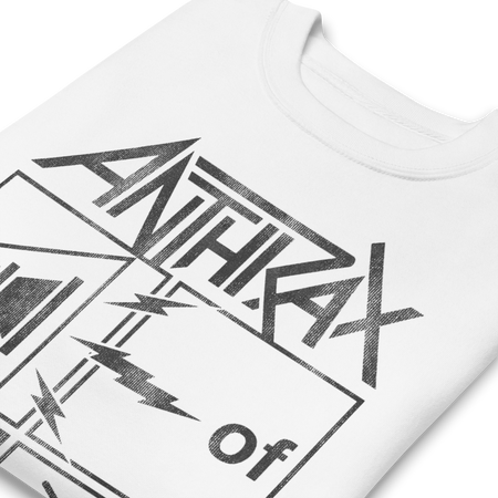 MerchMoment Anthrax - Frequency Sweatshirt White
