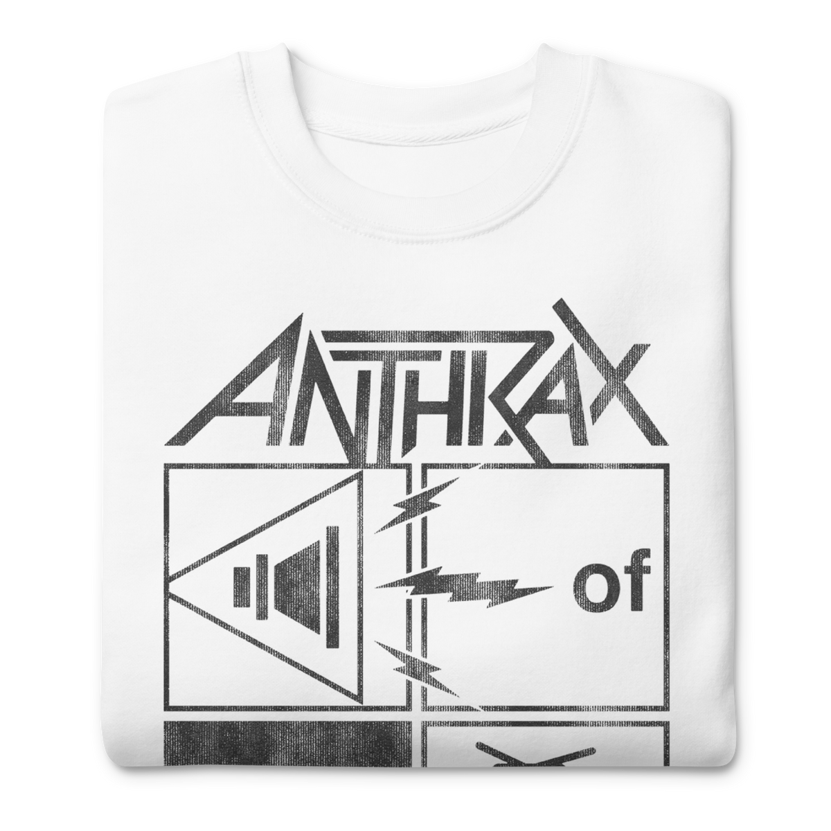 MerchMoment Anthrax - Frequency Sweatshirt White