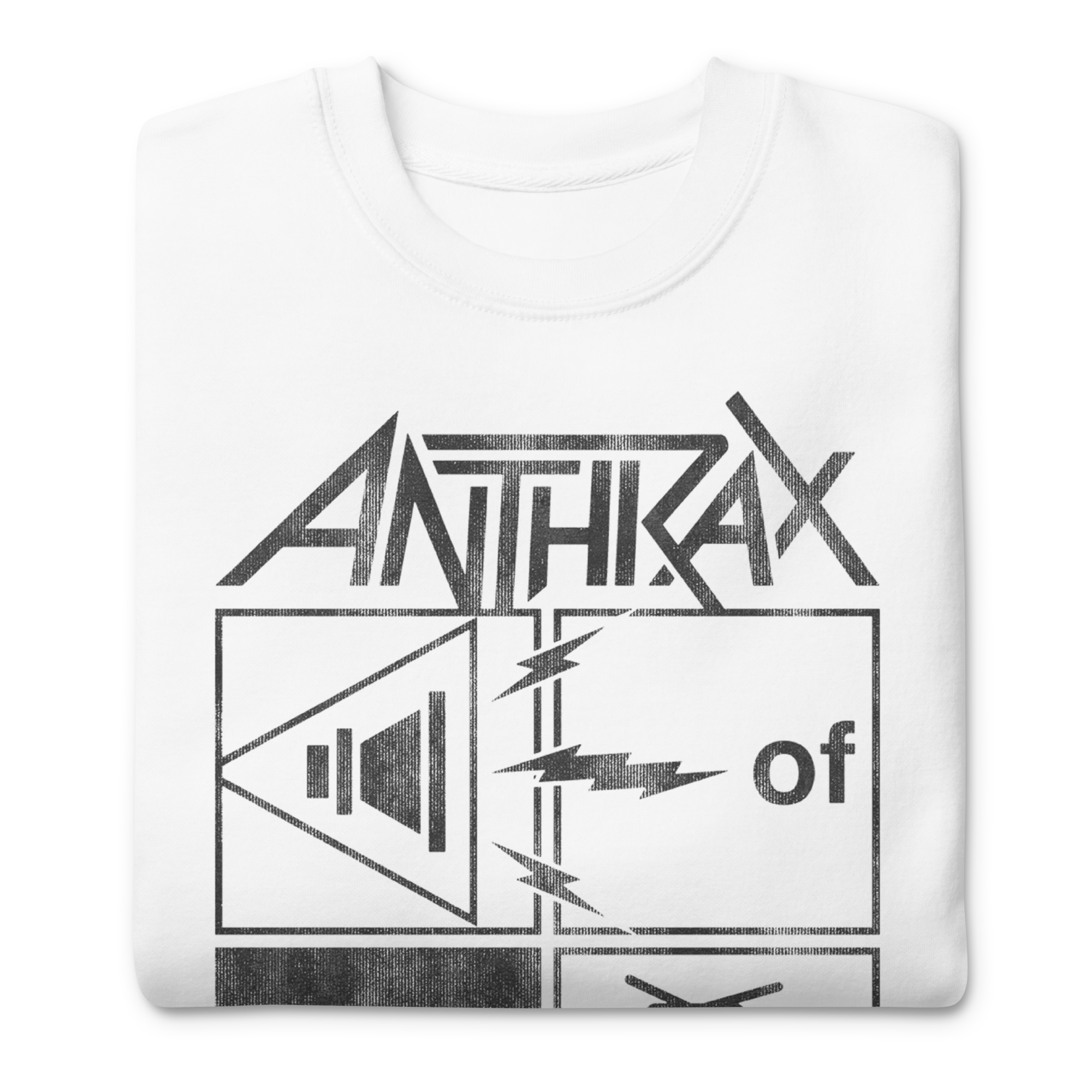 MerchMoment Anthrax - Frequency Sweatshirt White