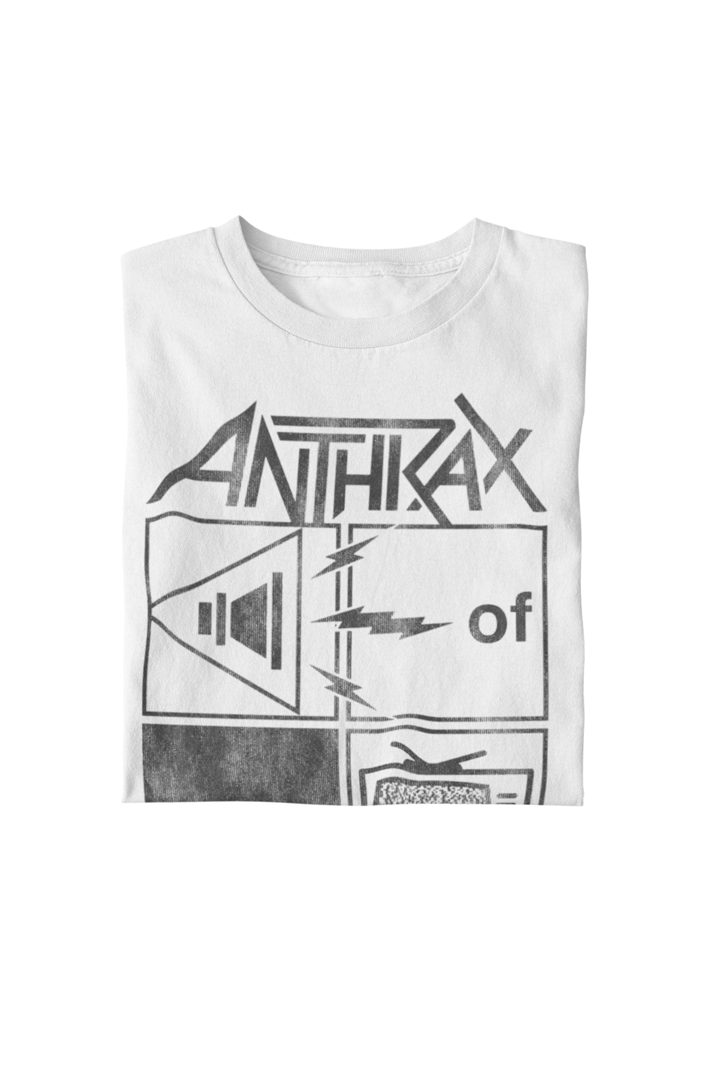 MerchMoment Anthrax - Frequency T-Shirt White