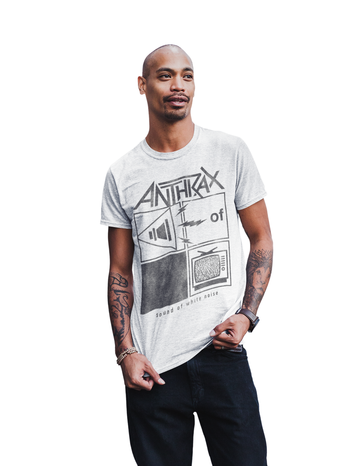 MerchMoment Anthrax - Frequency T-Shirt White
