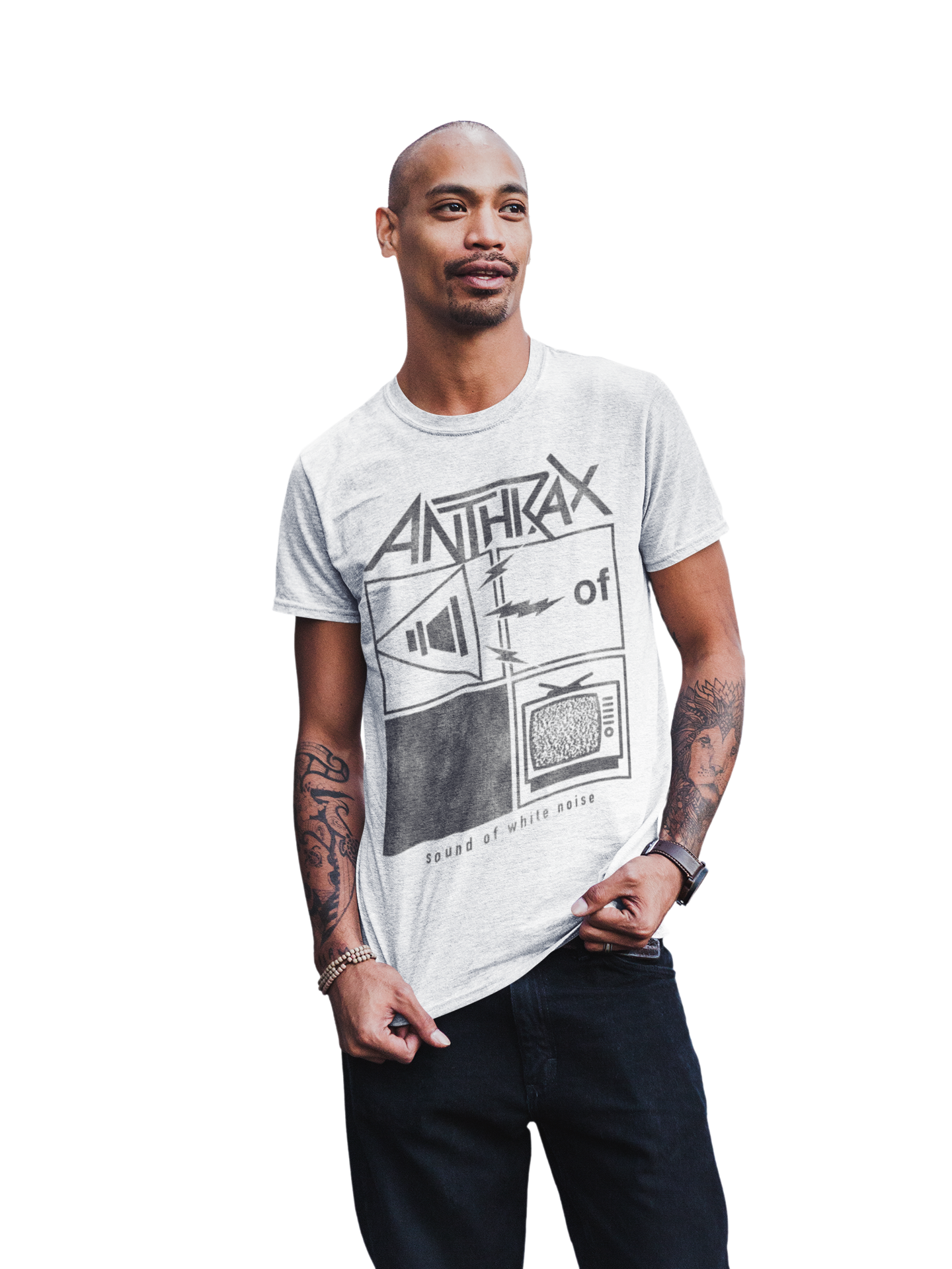 MerchMoment Anthrax - Frequency T-Shirt White