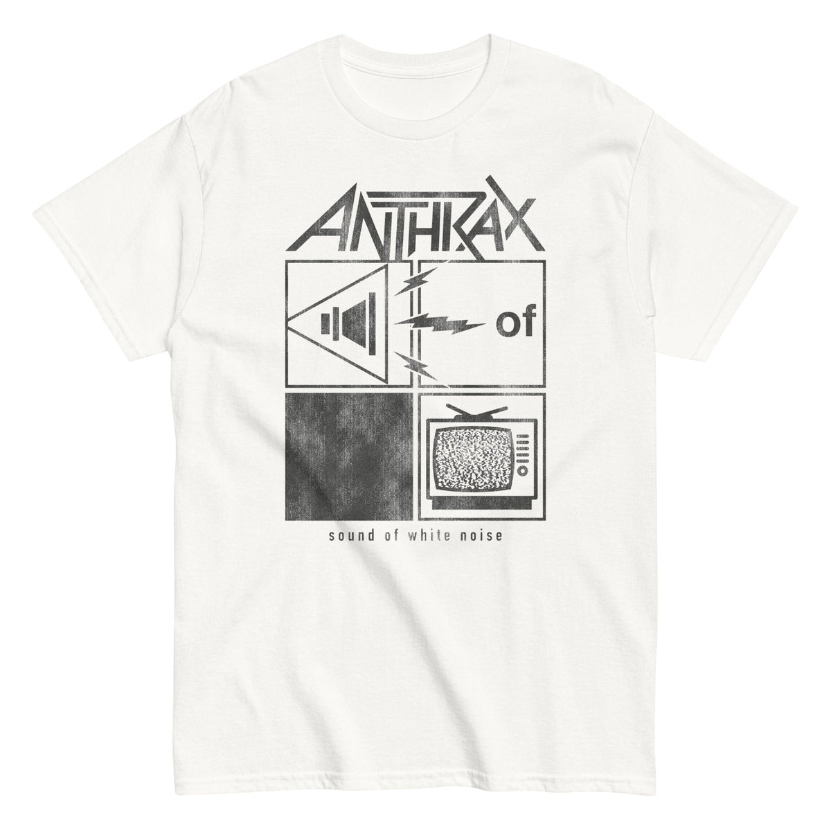 MerchMoment Anthrax - Frequency T-Shirt White