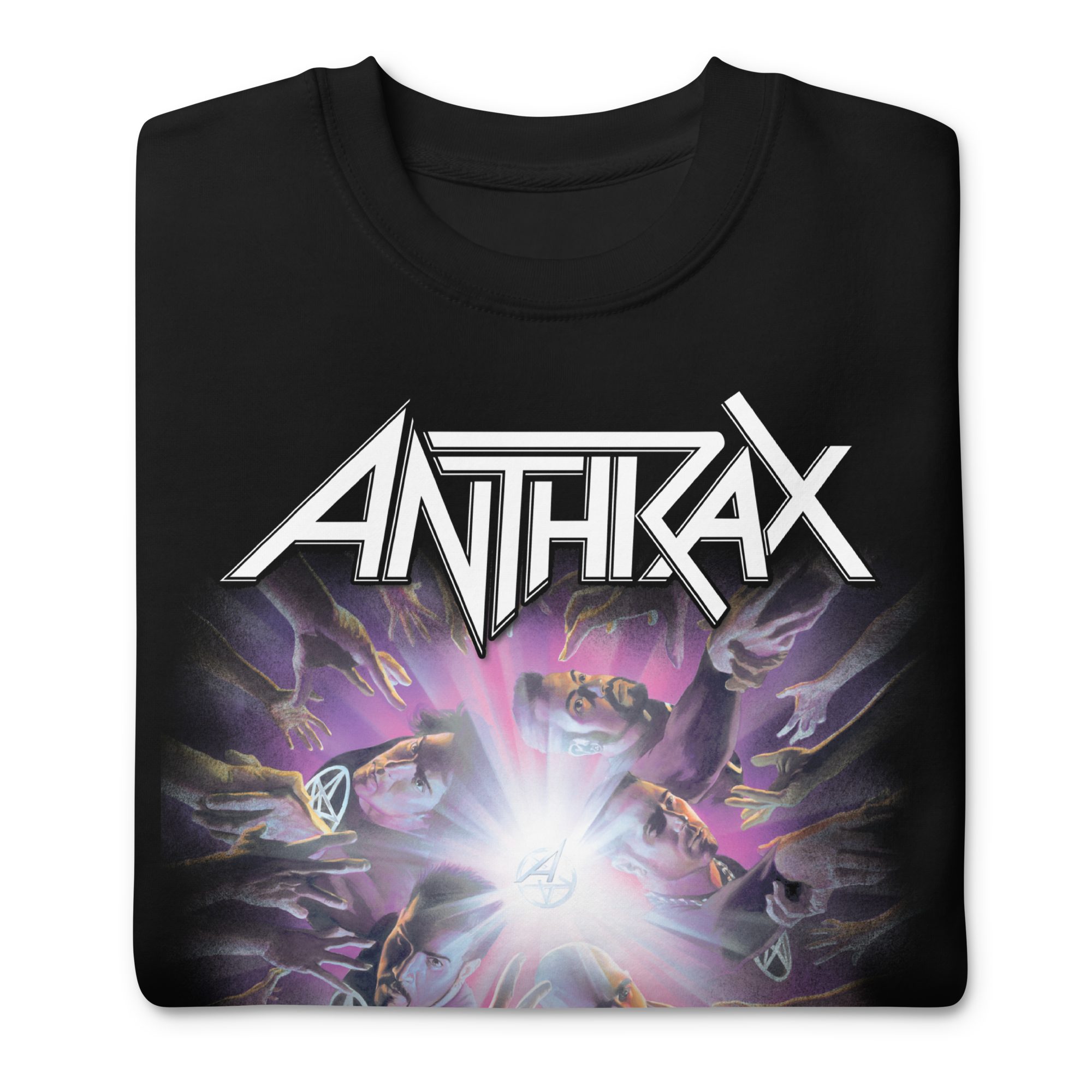 MerchMoment Anthrax - Galaxies Sweatshirt Black