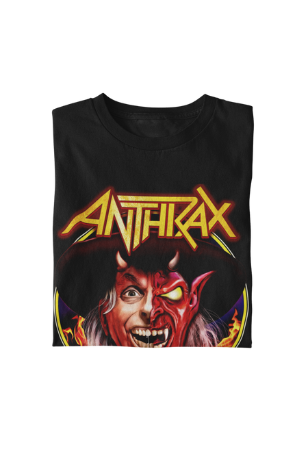 MerchMoment Anthrax - Half Devil T-Shirt Black