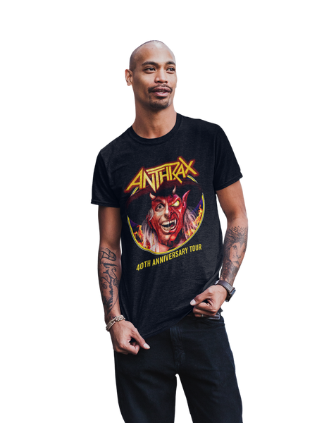 MerchMoment Anthrax - Half Devil T-Shirt Black