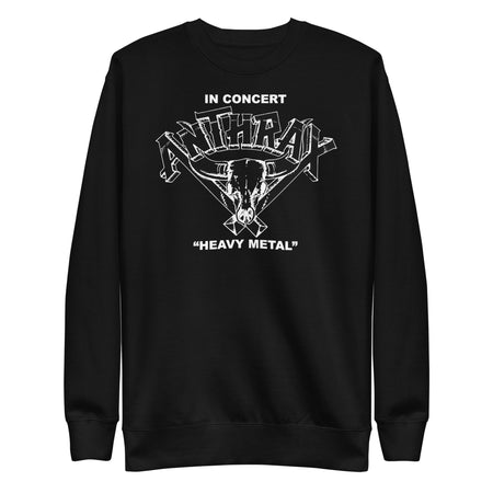 MerchMoment Anthrax - Heavy Metal Sweatshirt Black