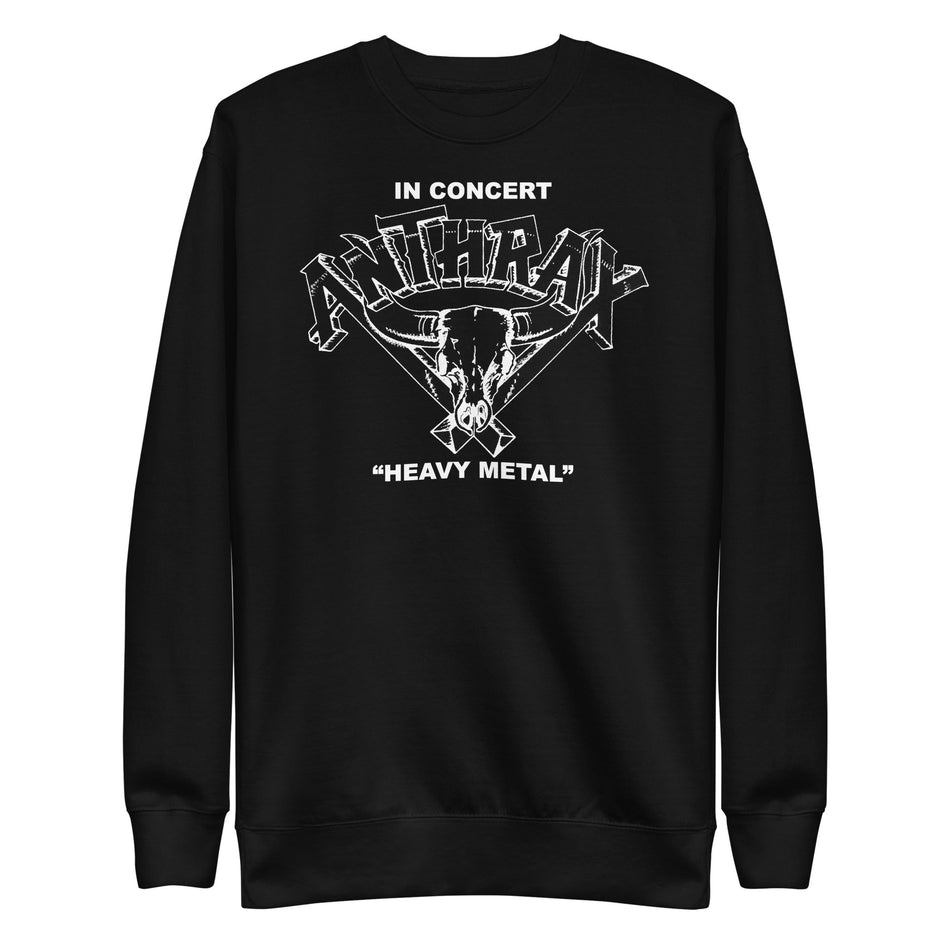 MerchMoment Anthrax - Heavy Metal Sweatshirt Black