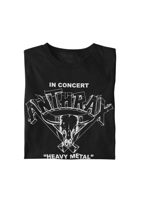 MerchMoment Anthrax - Heavy Metal T-Shirt Black