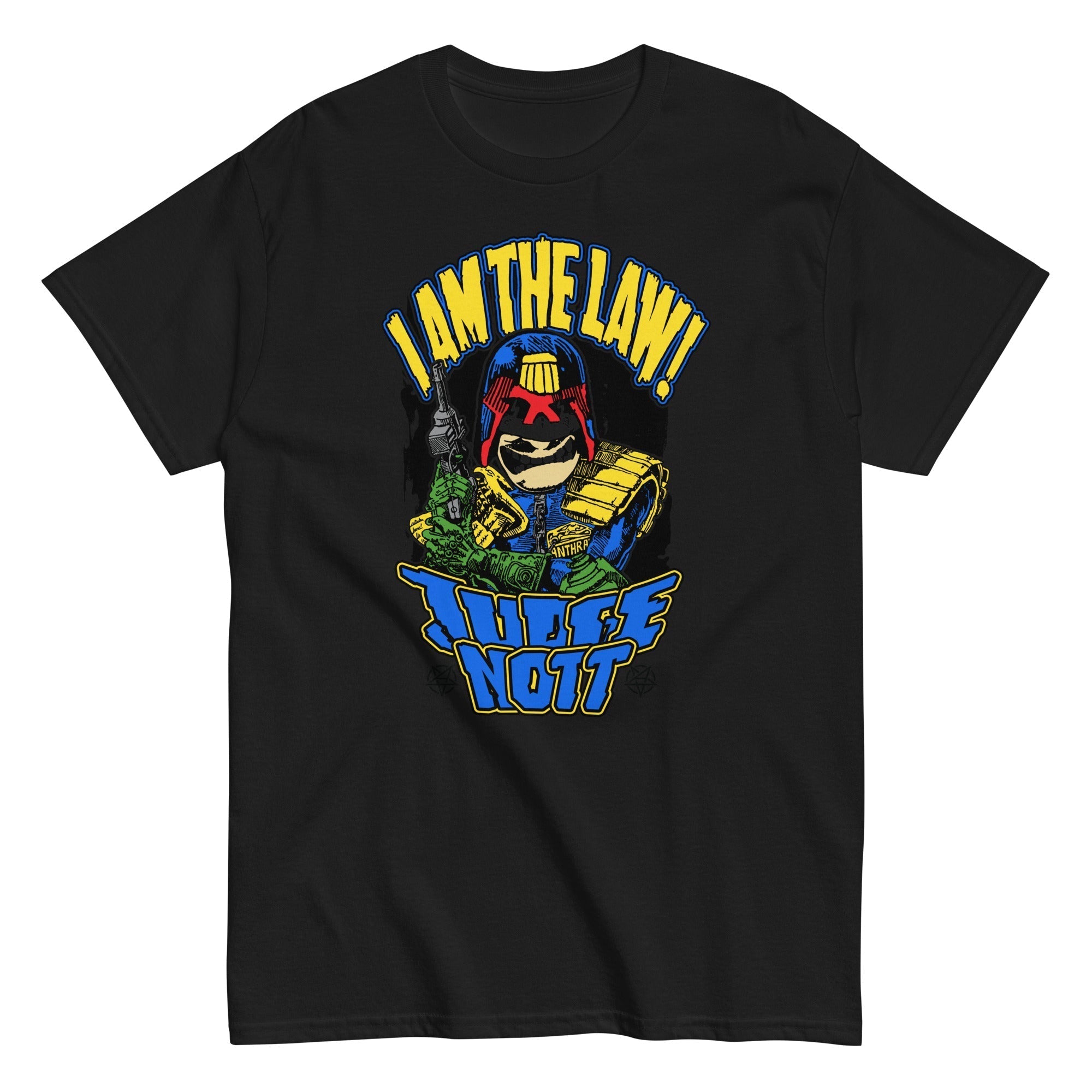 MerchMoment Anthrax - I Am The Law T-Shirt Black