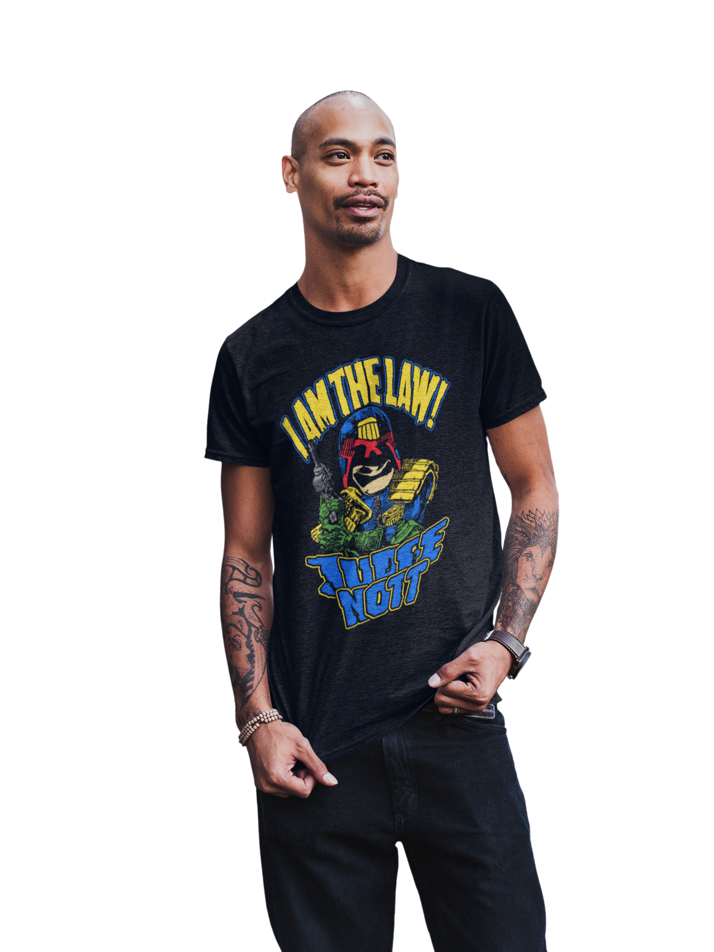 MerchMoment Anthrax - I Am The Law T-Shirt Black
