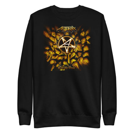 MerchMoment Anthrax - Pentagram Logo Sweatshirt Black
