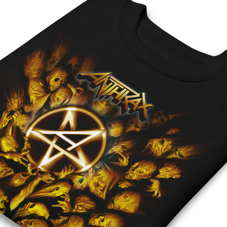 MerchMoment Anthrax - Pentagram Logo Sweatshirt Black