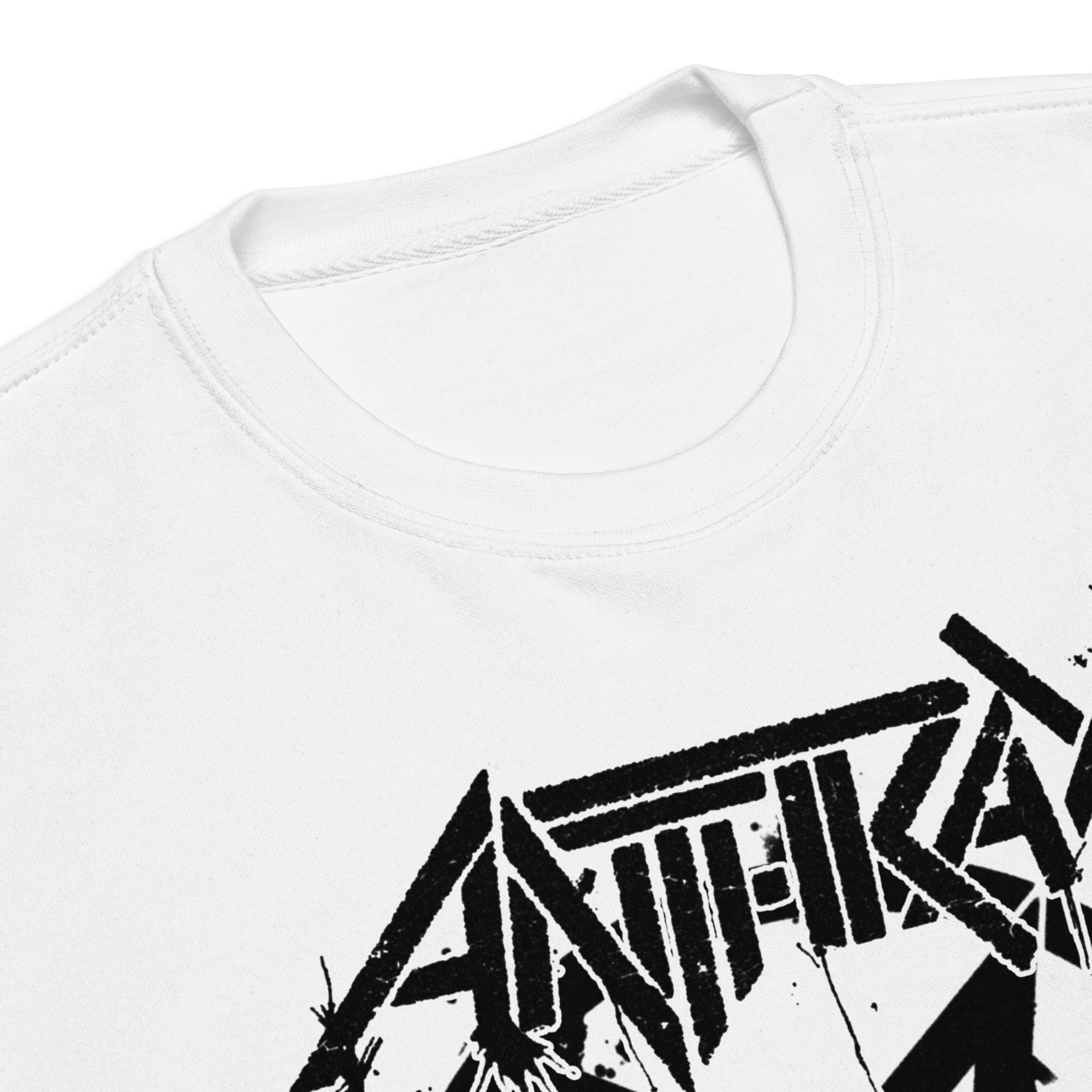 MerchMoment Anthrax - Pentagram Logo Sweatshirt White