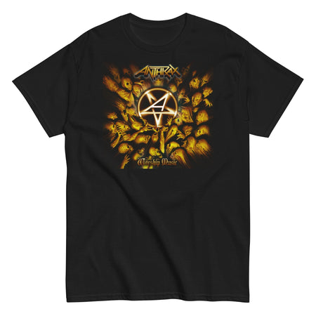 MerchMoment Anthrax - Pentagram Logo T-Shirt Black