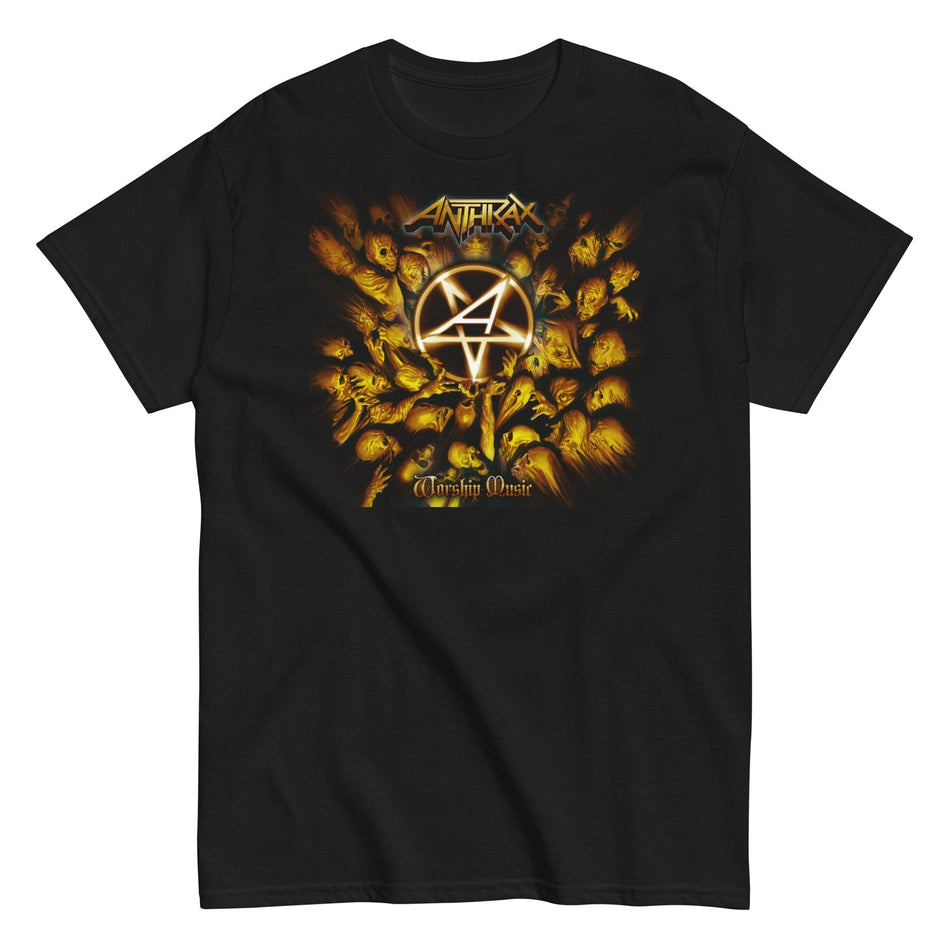 MerchMoment Anthrax - Pentagram Logo T-Shirt Black