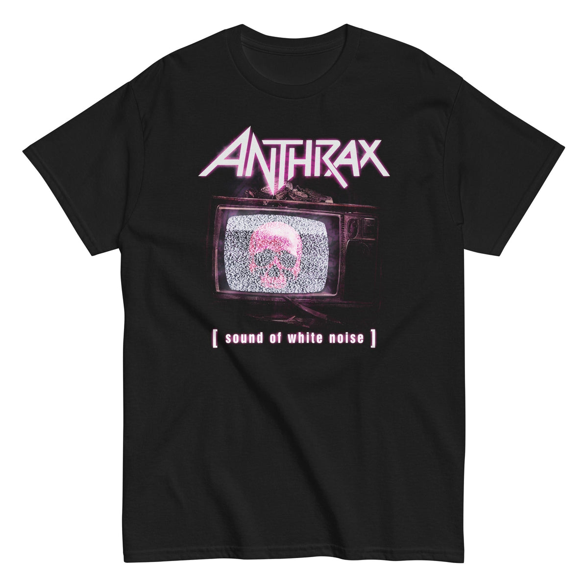 MerchMoment Anthrax - Skull TV T-Shirt Black