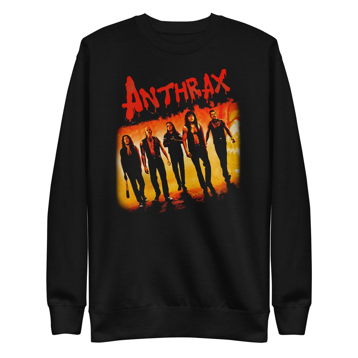 MerchMoment Anthrax - Slanted Band Sweatshirt Black