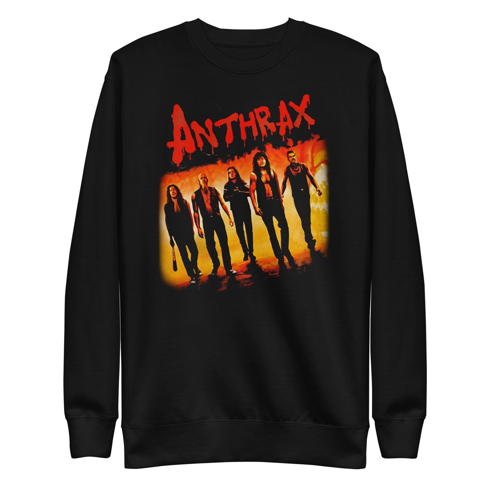 MerchMoment Anthrax - Slanted Band Sweatshirt Black