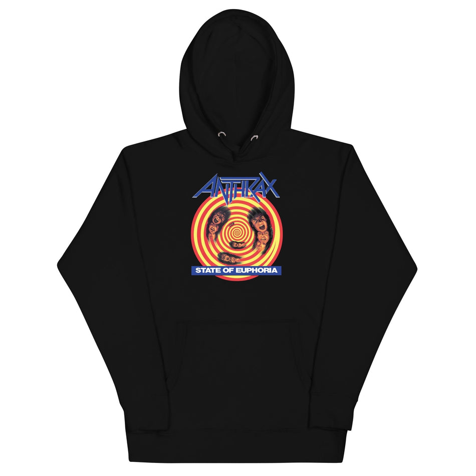 MerchMoment Anthrax - State Of Euphoria Hoodie Black