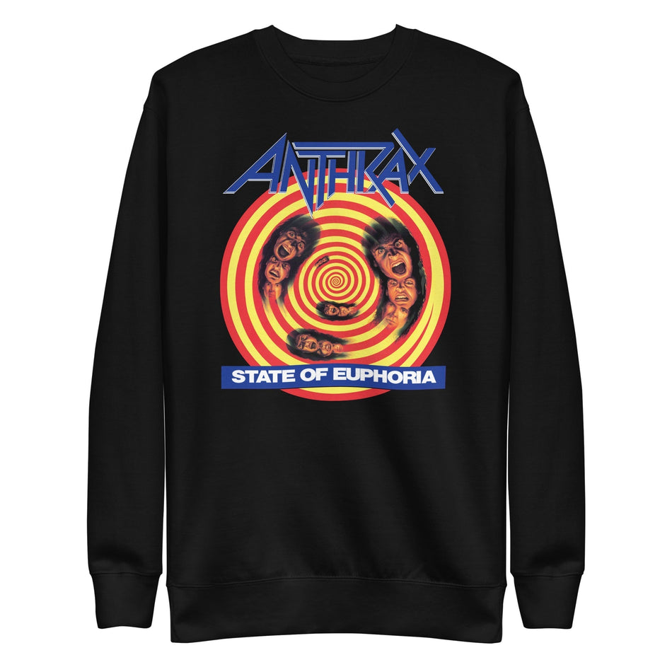 MerchMoment Anthrax - State Of Euphoria Sweatshirt Black