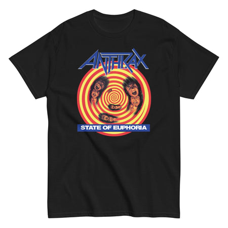 MerchMoment Anthrax - State Of Euphoria T-Shirt Black