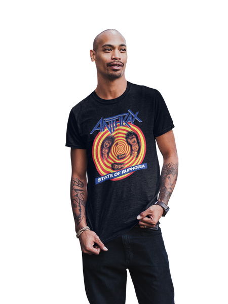 MerchMoment Anthrax - State Of Euphoria T-Shirt Black