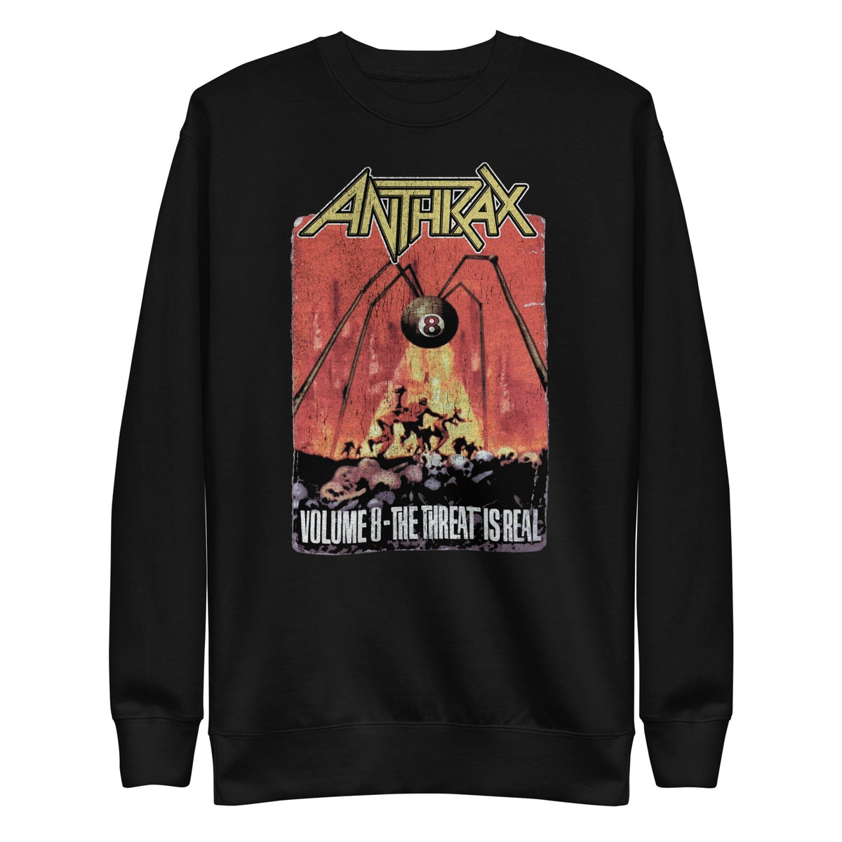MerchMoment Anthrax - The Threat Is Real Sweatshirt Black