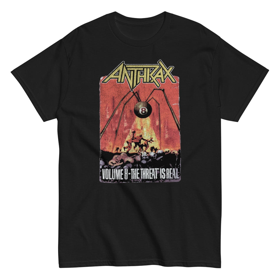 MerchMoment Anthrax - The Threat Is Real T-Shirt Black