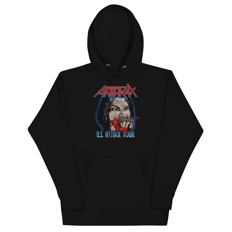 MerchMoment Anthrax - US Attack Tour Hoodie Black