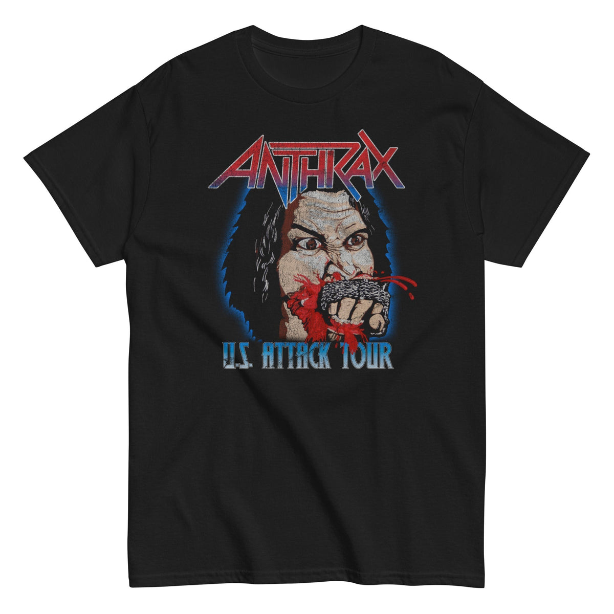MerchMoment Anthrax - US Attack Tour T-Shirt Black