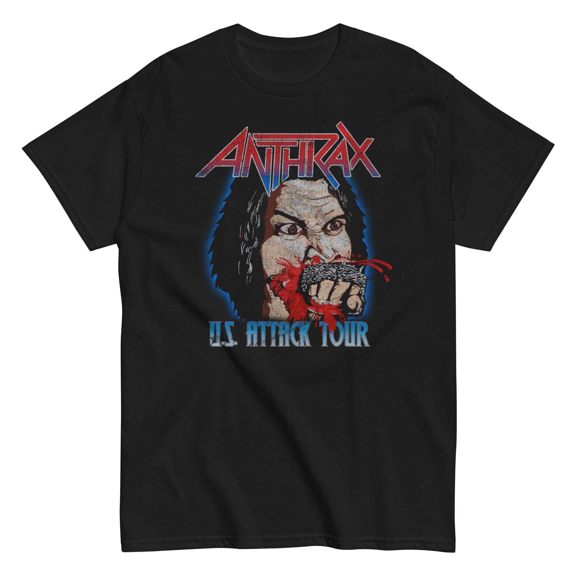 MerchMoment Anthrax - US Attack Tour T-Shirt Black
