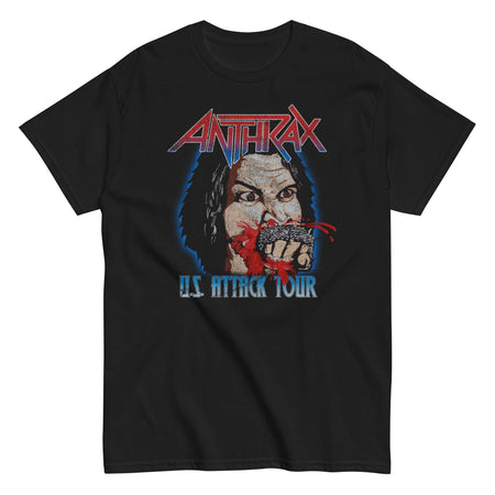 MerchMoment Anthrax - US Attack Tour T-Shirt Black
