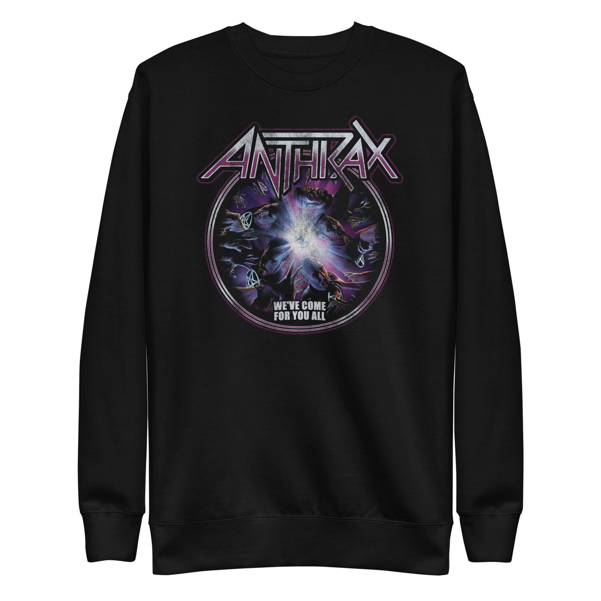 MerchMoment Anthrax - We've Come For You All Sweatshirt Black