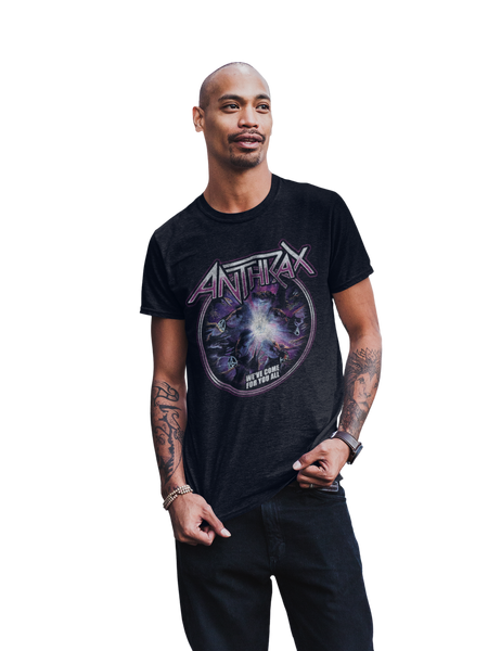 MerchMoment Anthrax - We've Come For You All T-Shirt Black