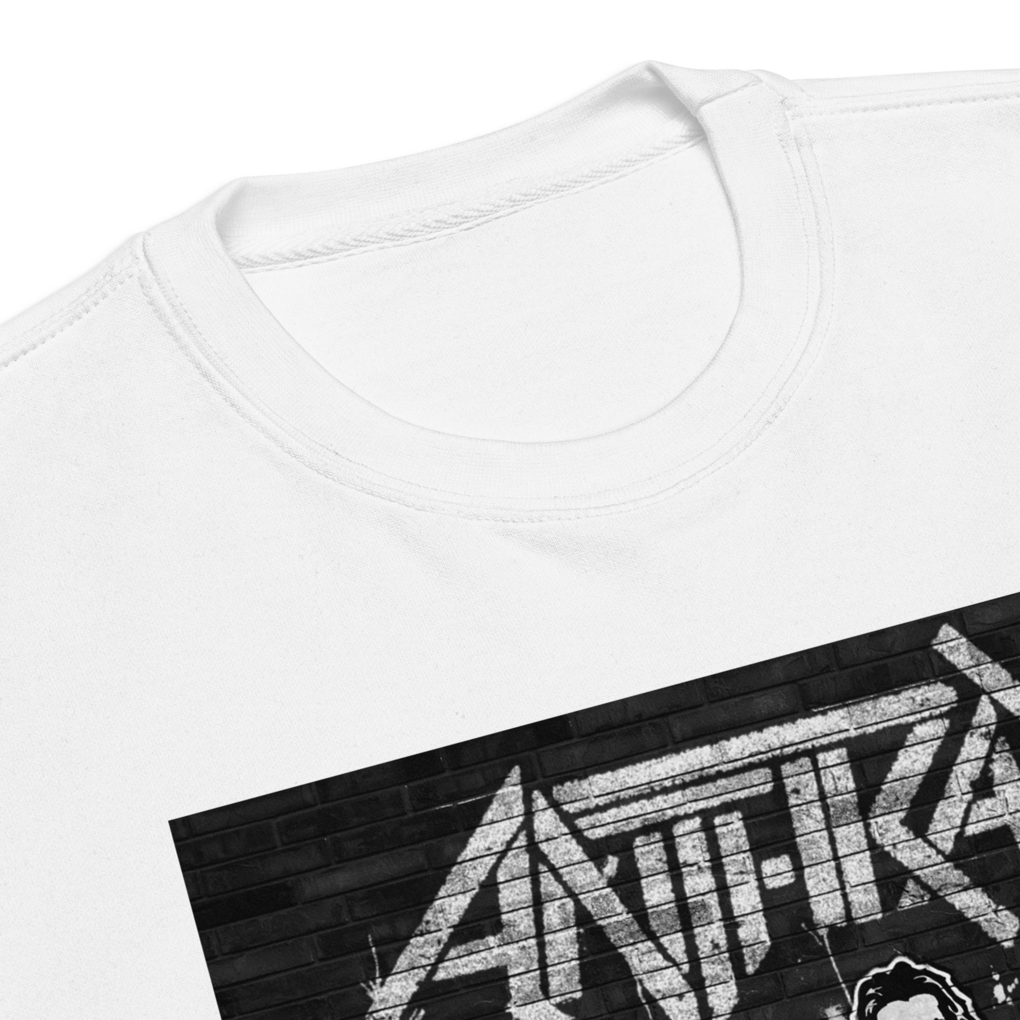 MerchMoment Anthrax - With the Band Sweatshirt White