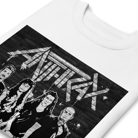 MerchMoment Anthrax - With the Band Sweatshirt White