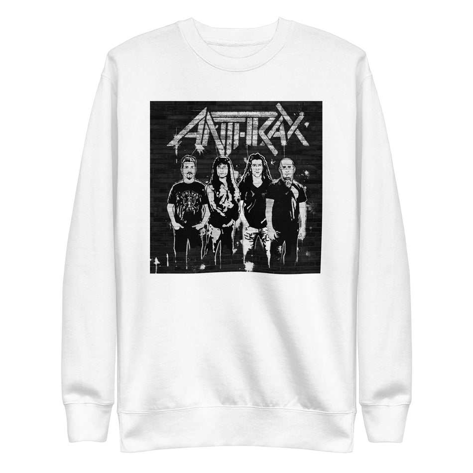 MerchMoment Anthrax - With the Band Sweatshirt White