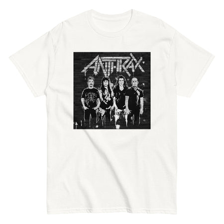 MerchMoment Anthrax - With the Band T-Shirt White