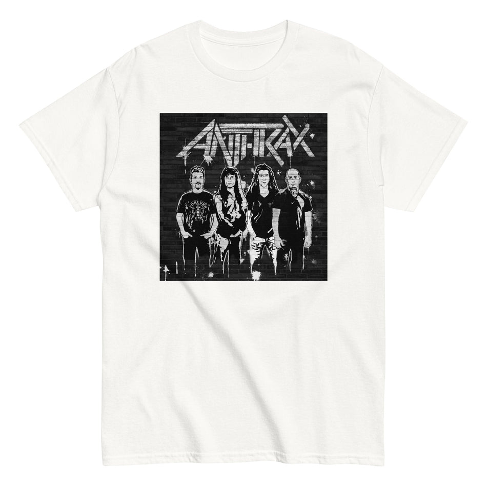 MerchMoment Anthrax - With the Band T-Shirt White