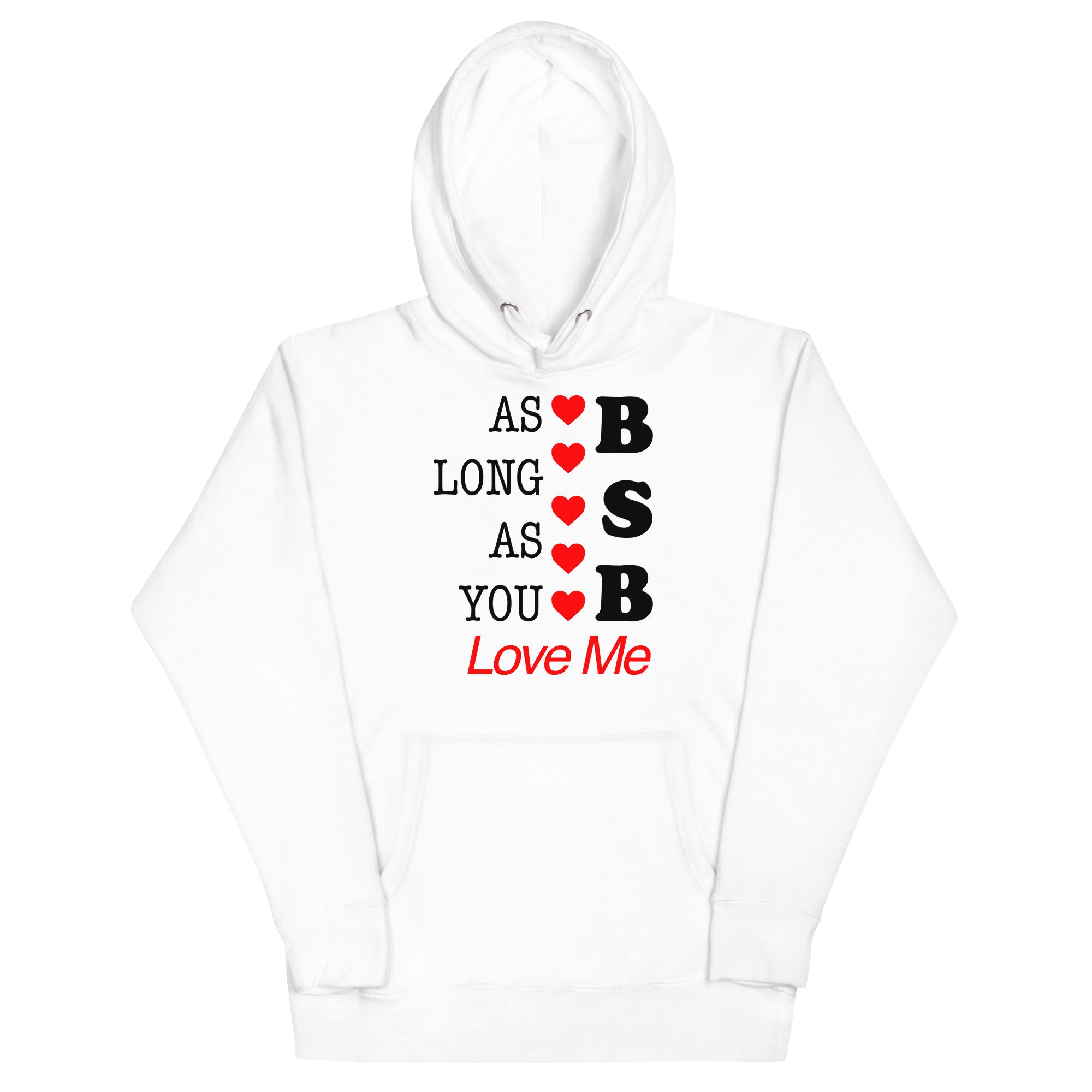 MerchMoment Backstreet Boys - As Long as You Love Me Hoodie White