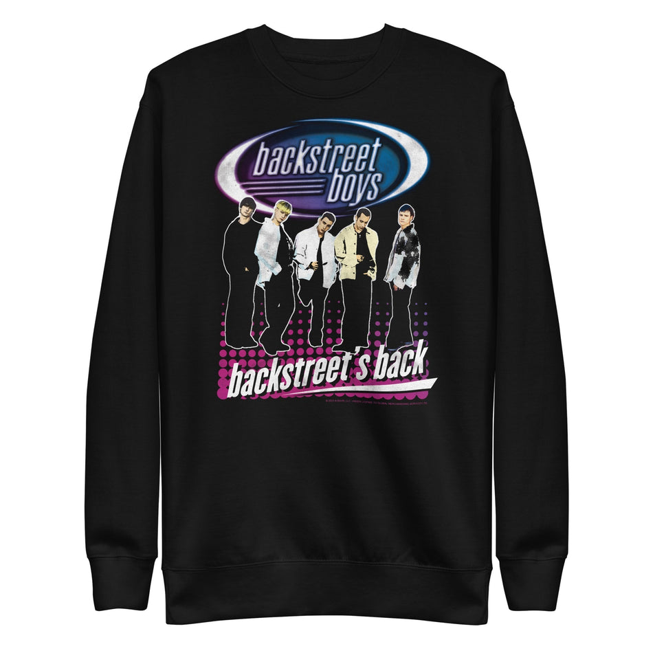 MerchMoment Backstreet Boys - Back Dot Logo Sweatshirt Black
