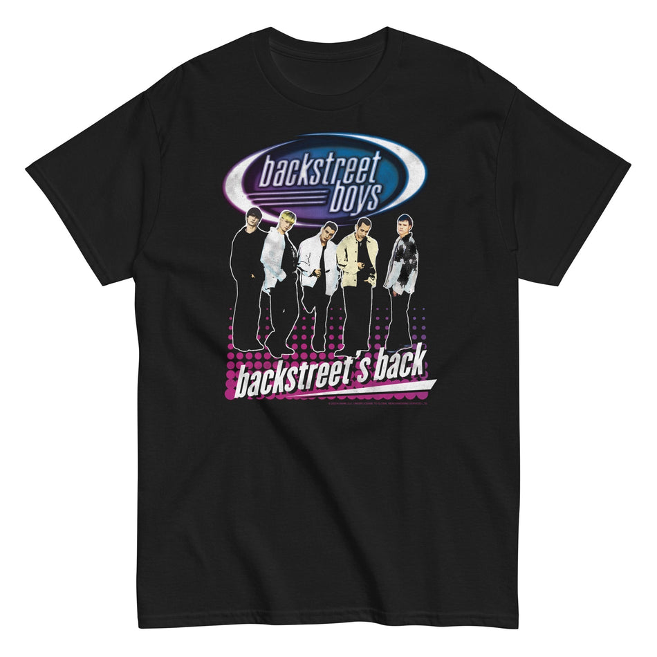 MerchMoment Backstreet Boys - Back Dot Logo T-Shirt Black