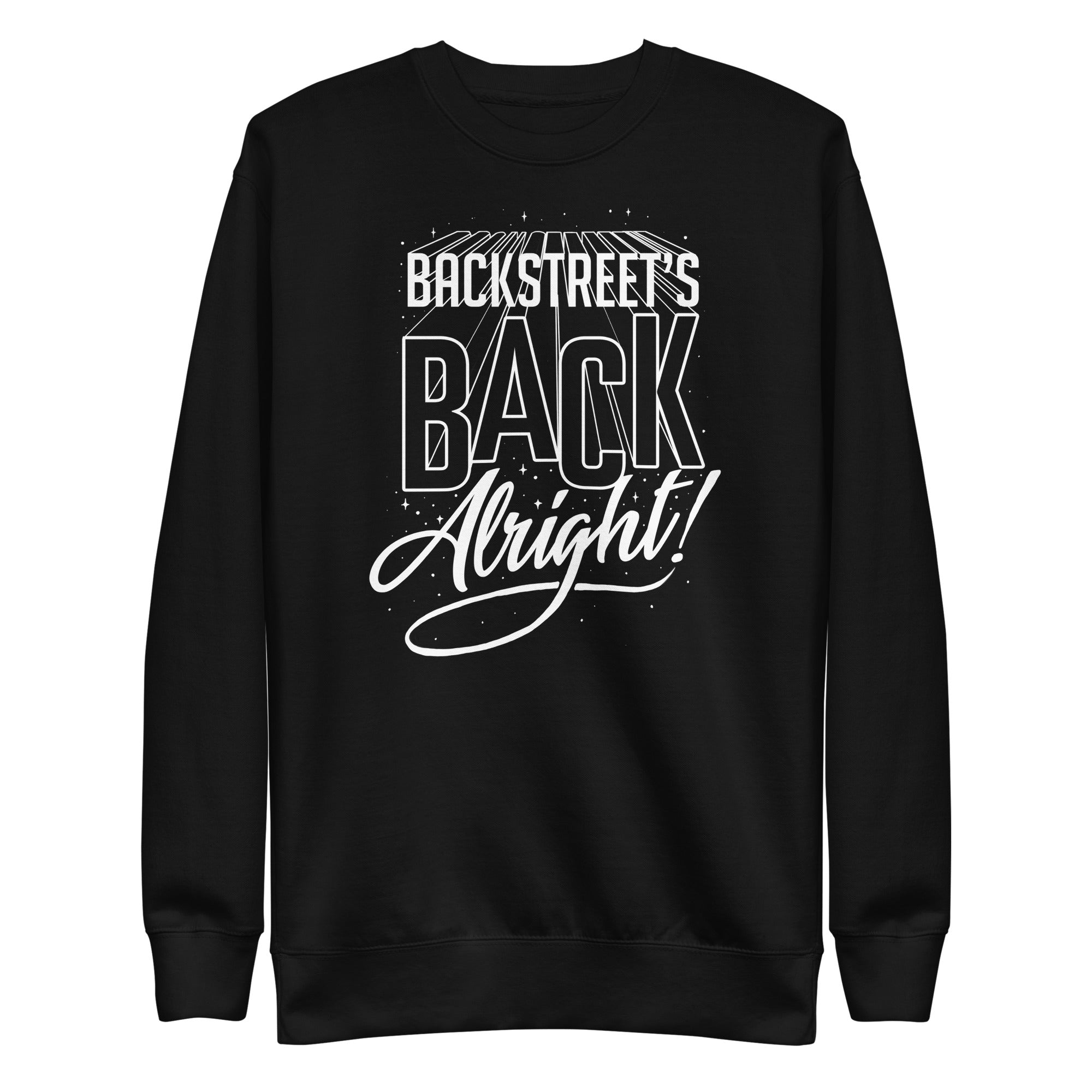 MerchMoment Backstreet Boys - Backstreet's Back Sweatshirt Black