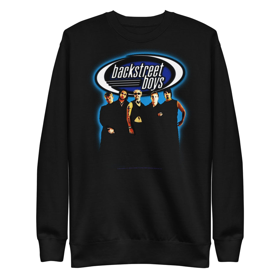 MerchMoment Backstreet Boys - Blue Glow Sweatshirt Black