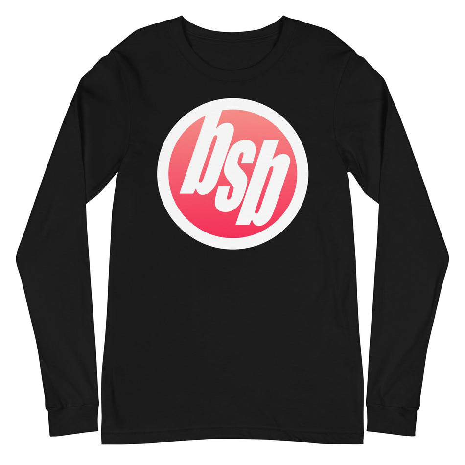 MerchMoment Backstreet Boys - BSB White Long Sleeve T-Shirt Black